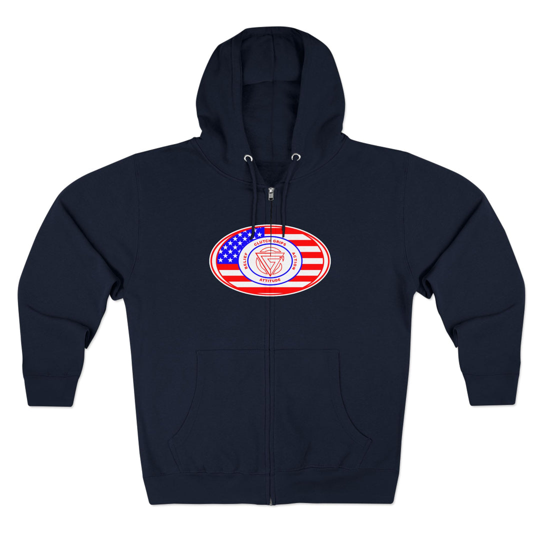 CG ANGRY DOG USA/LIFT OR DIE ZIP UP