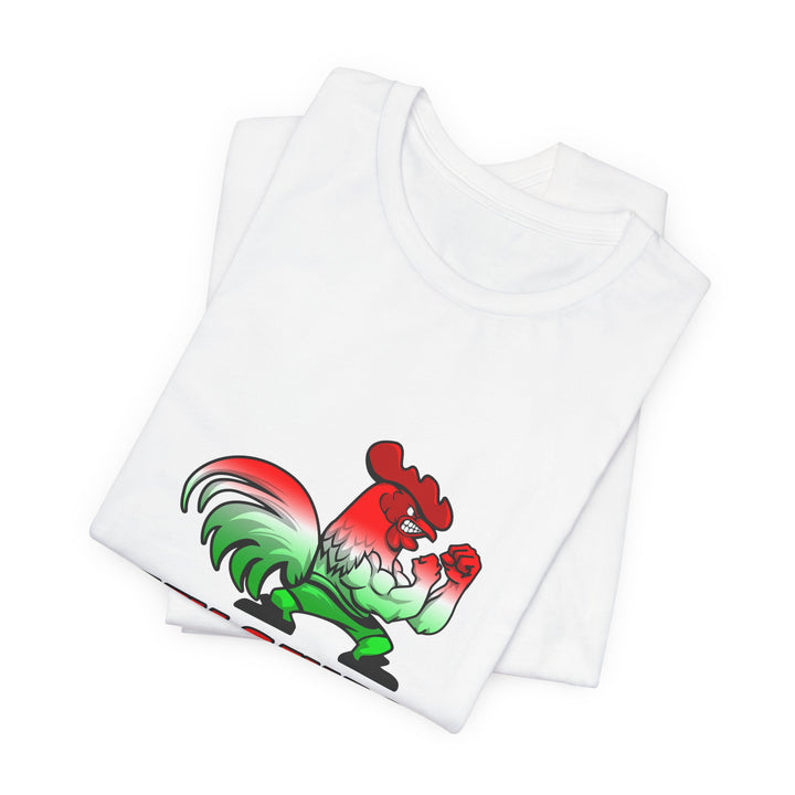 CG ANGRY ROOSTER RED WHITE GREEN FADE/STAY SAVAGE