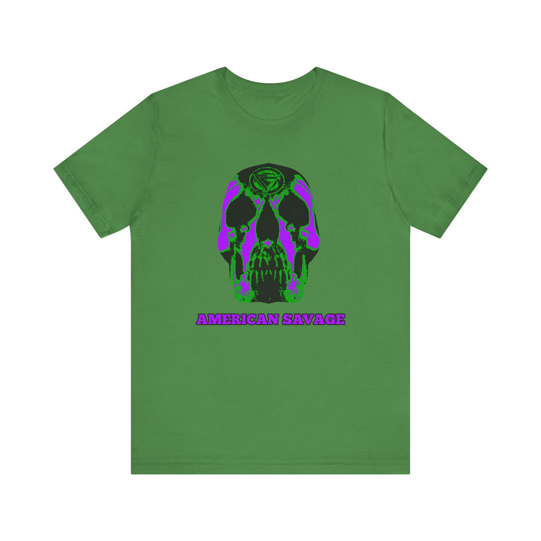 SKULLATOR PURPLE GREEN  /AMERICAN SAVAGE