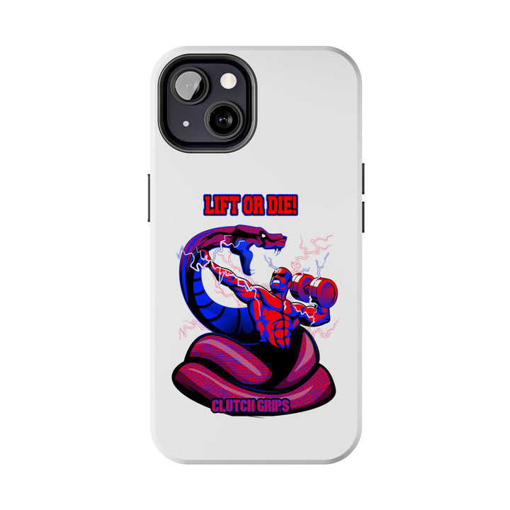 MAC VS SNAKE PHONE CASE RED BLUE /LIFT OR DIE