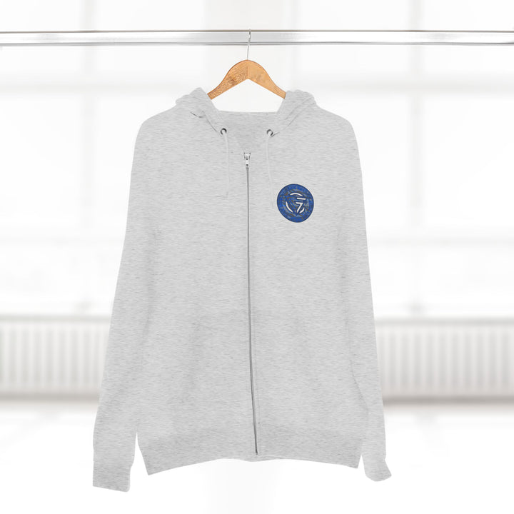 CG ANGRY DOG GREY BLUE CAMO/READY FOR WAR ZIP UP