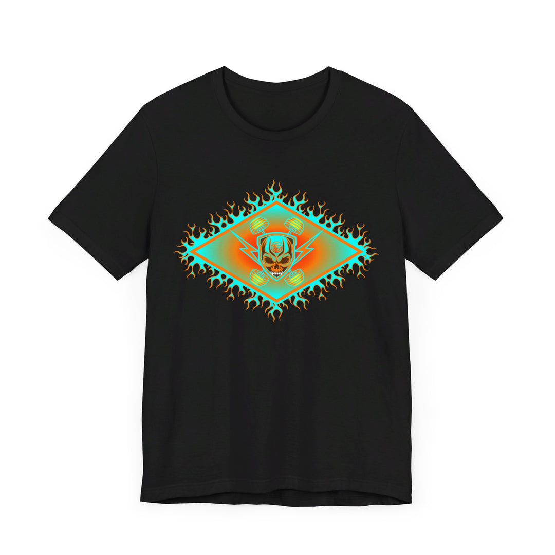 CG DIAMOND SKULLATOR MIAMI AQUA ORANGE DBL BELL