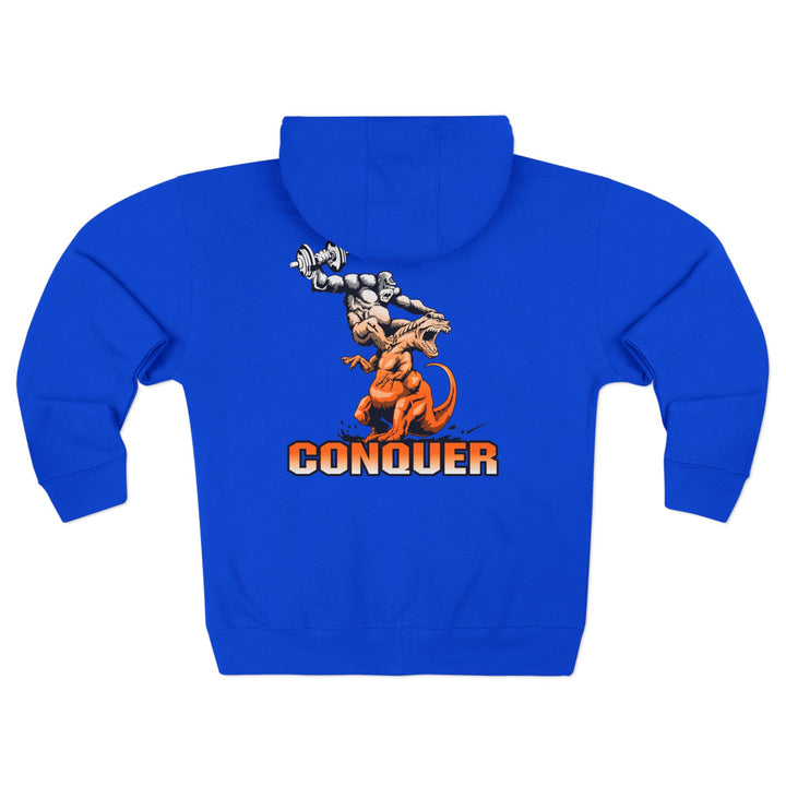 CG APE VS ZILLA 2ND FIGHT ORANGE WHITE FADE /CONQUER ZIP UP