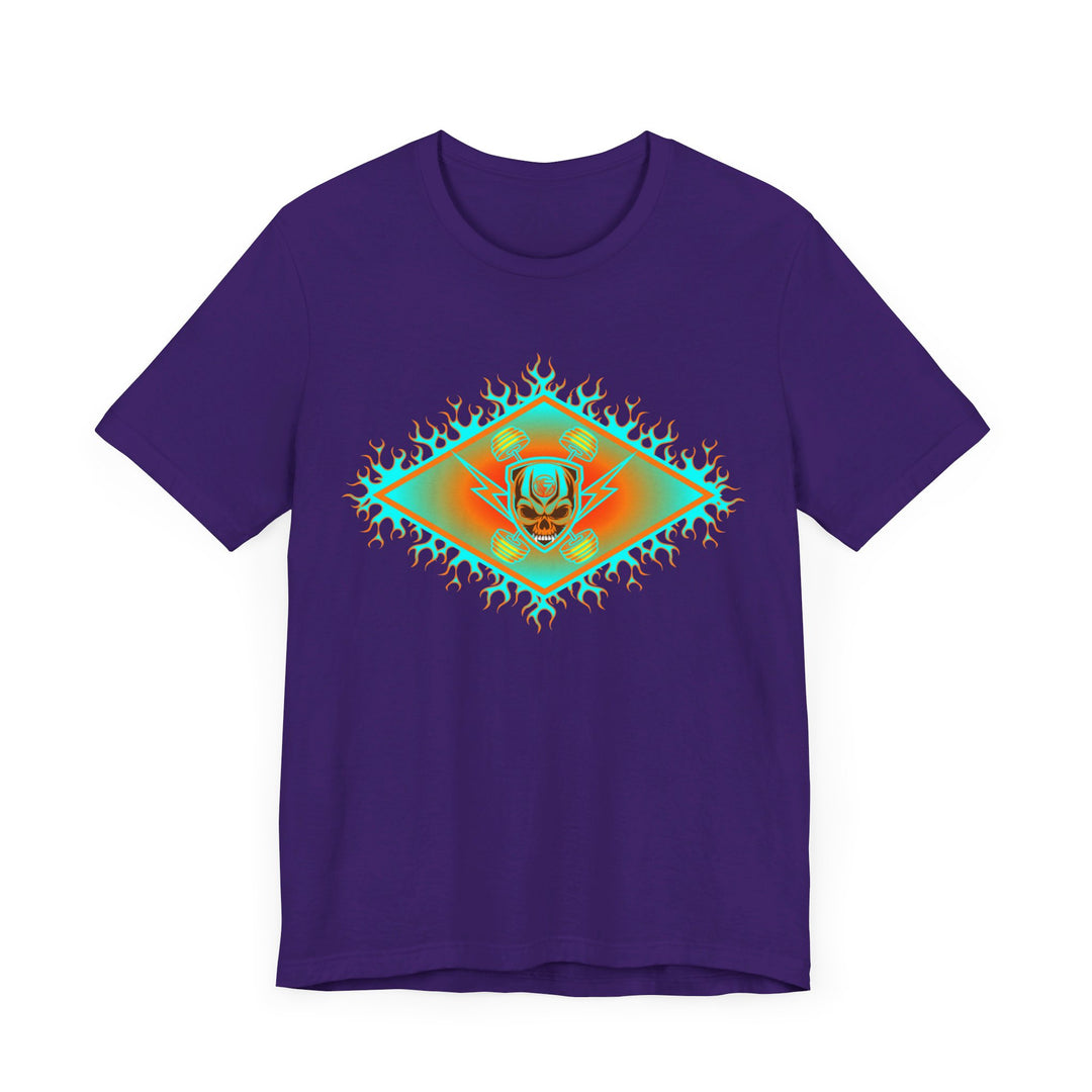 CG DIAMOND SKULLATOR MIAMI AQUA ORANGE DBL BELL