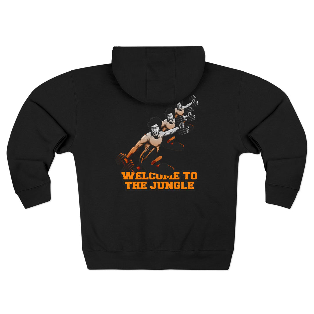CG LIFT KICK ORANGE WHITE FADE/WELCOME TO THE JUNGLE ZIP UP