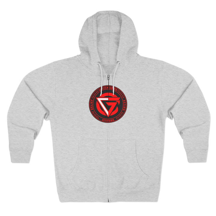 MAC VS SNAKE RED /AMERICAN SAVAGE ZIP UP