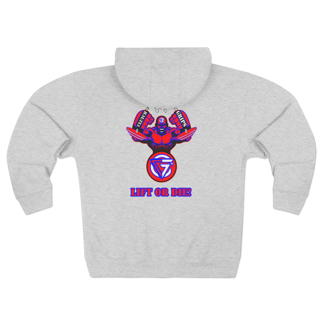 MAC SNAP RED BLUE /LIFT OR DIE ZIP UP