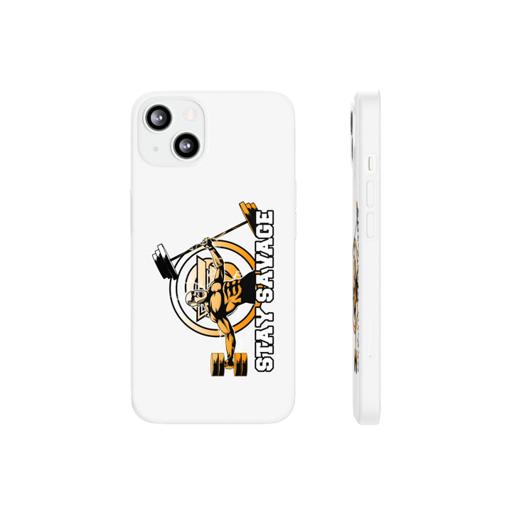 SPARTAN LIFT ORANGE WHITE PHONE CASE/STAY SAVAGE