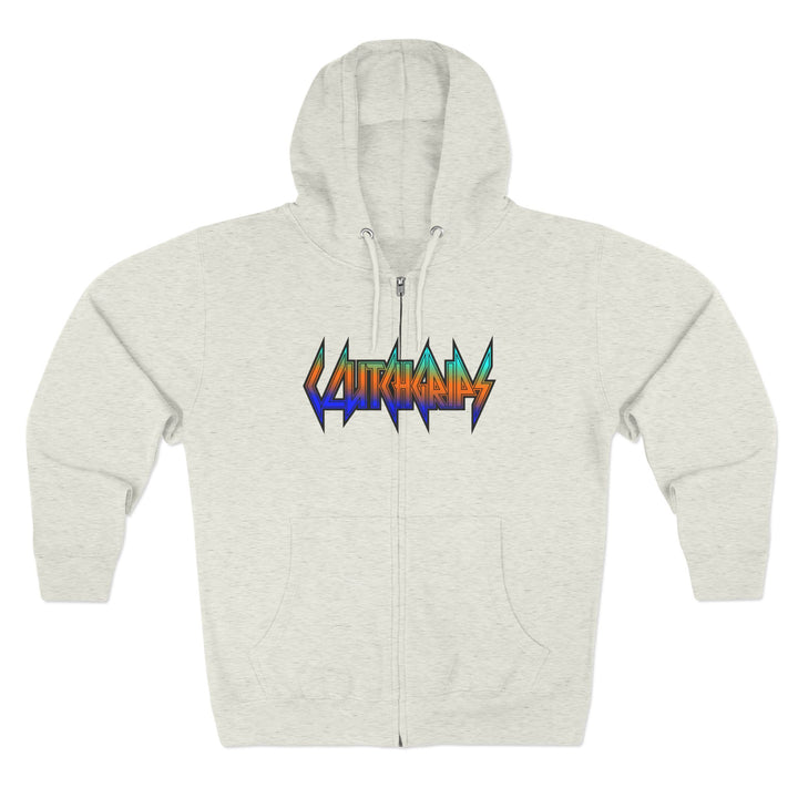 CG MAC SNAP DRAGON BLUE ORANGE AQUA /LIFT OR DIE ZIP UP