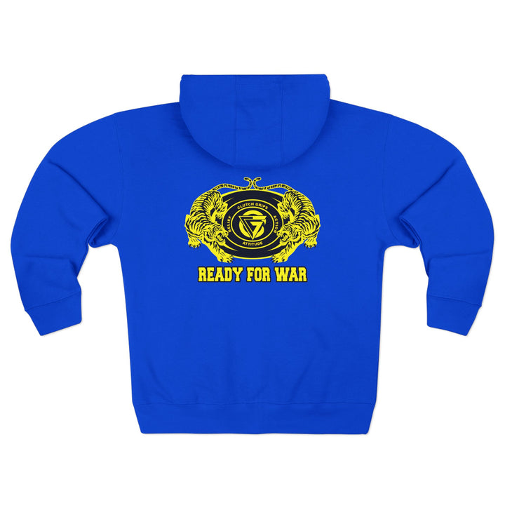 CG TIGER VS TIGER YELLOW BLACK /READY FOR WAR ZIP UP