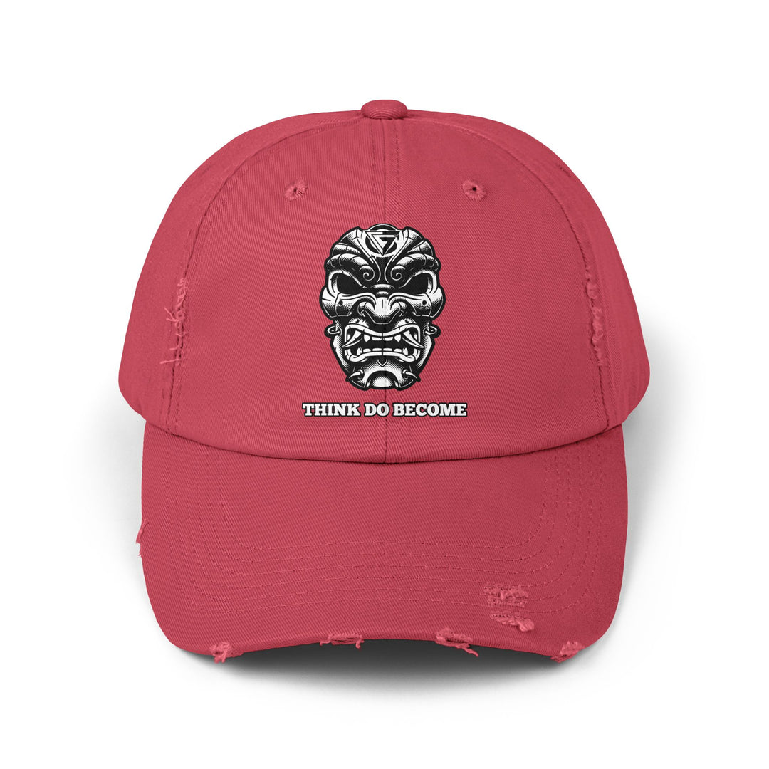 CG SAMURAI MASK WHITE BLACK /THINK DO BECOME CAP