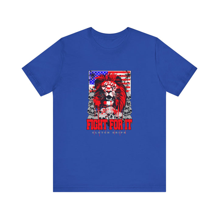 LIONHEART USA FLAG RED WHITE BLUE /FIGHT FOR IT