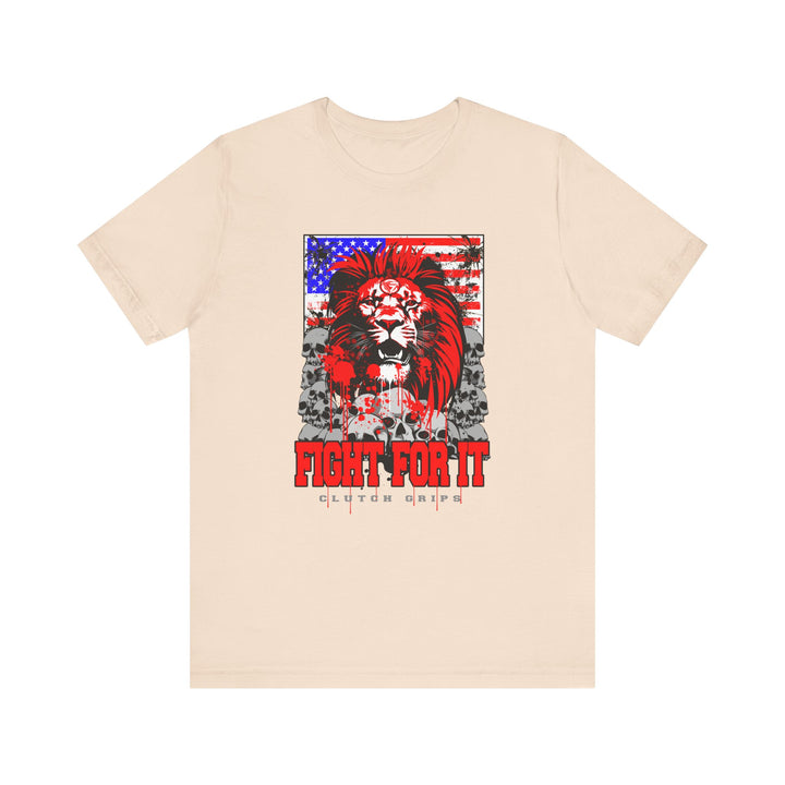 LIONHEART USA FLAG RED WHITE BLUE /FIGHT FOR IT