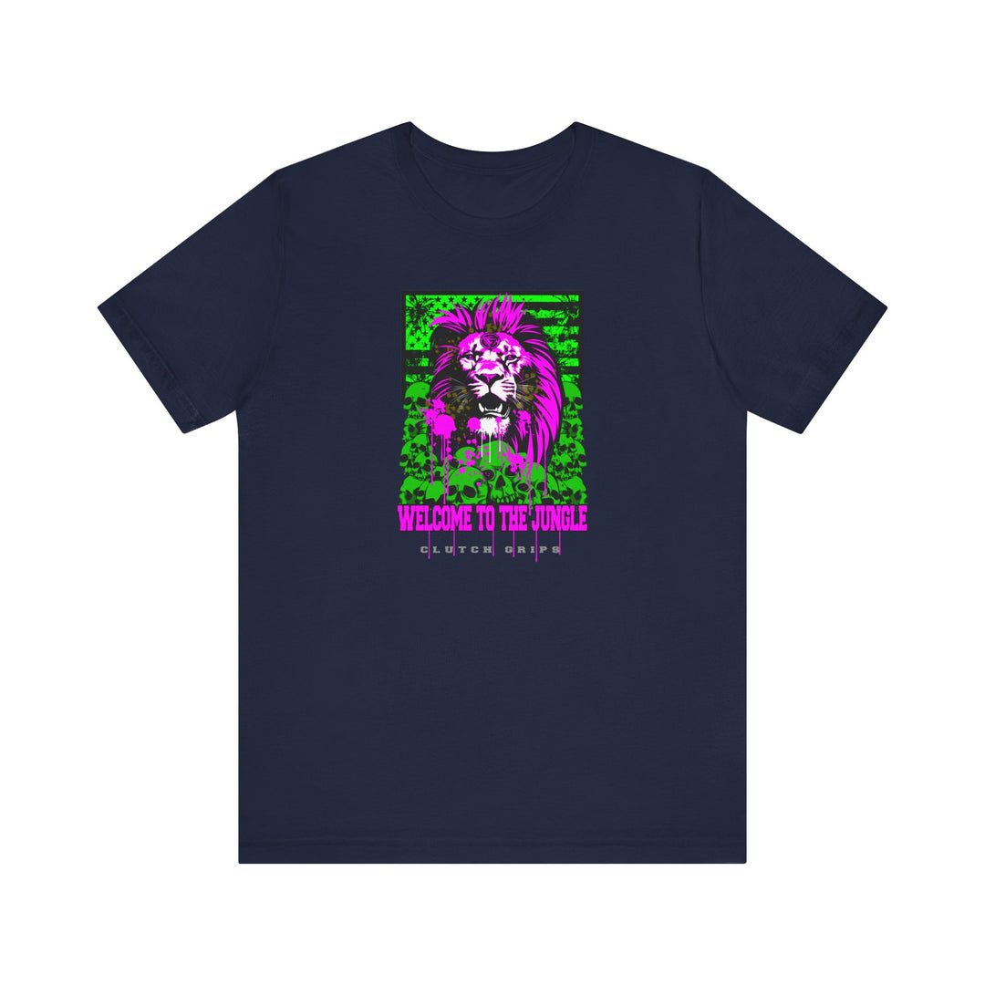 LION HEART FREEDOM TEE PURPLE GREEN/WELCOME TO THE JUNGLE