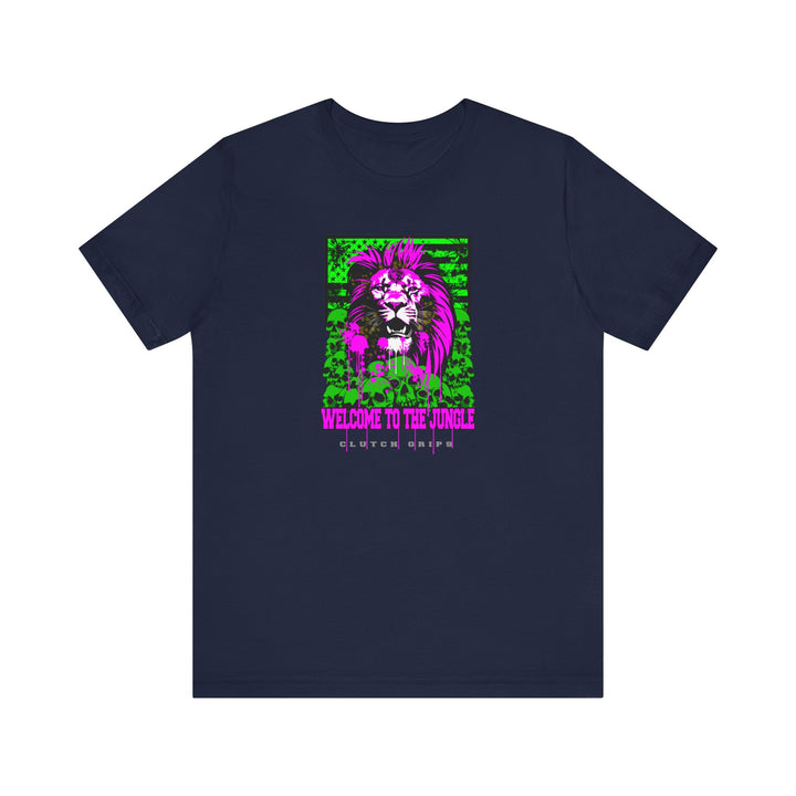 LION HEART FREEDOM TEE PURPLE GREEN/WELCOME TO THE JUNGLE