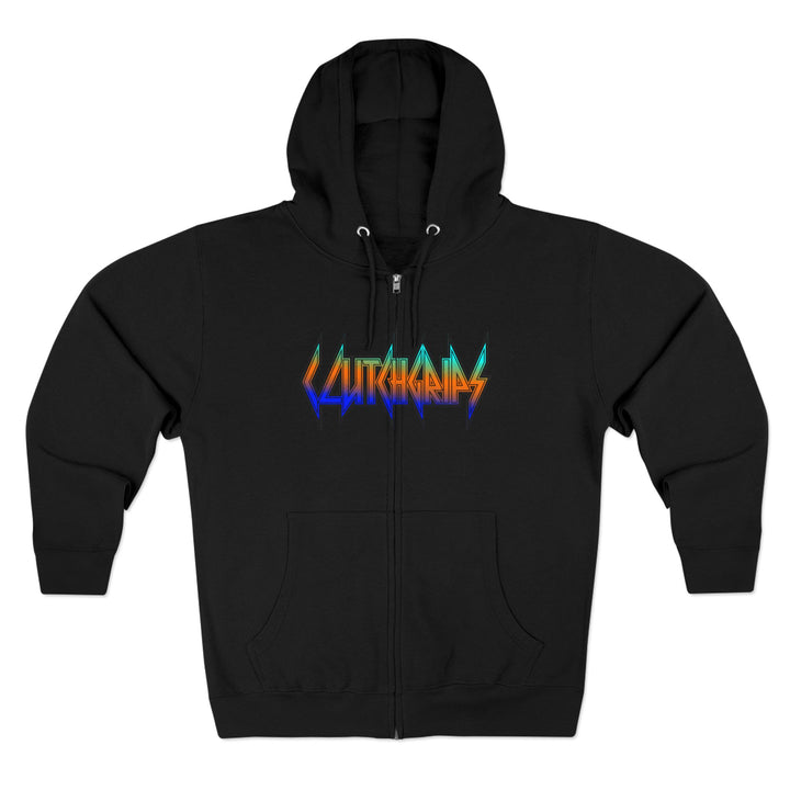CG LIGHTNING KING BLUE ORANGE AQUA /LIFT OR DIE ZIP UP