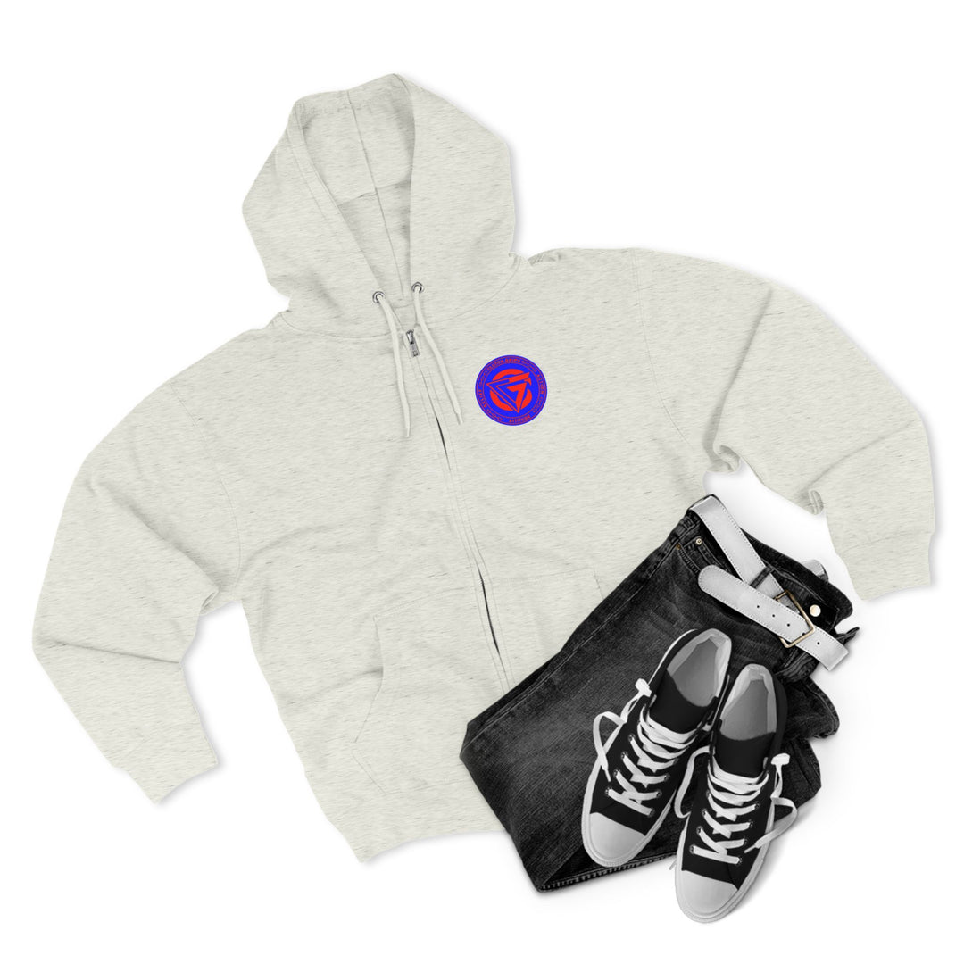 MAC SNAP RED BLUE /LIFT OR DIE ZIP UP