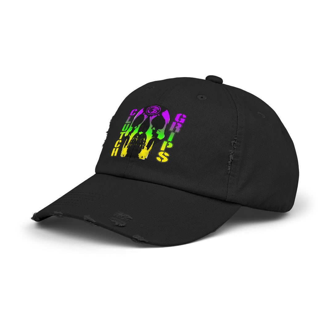 CG SKULL YELLOW GREEN PURPLE FADE CAP