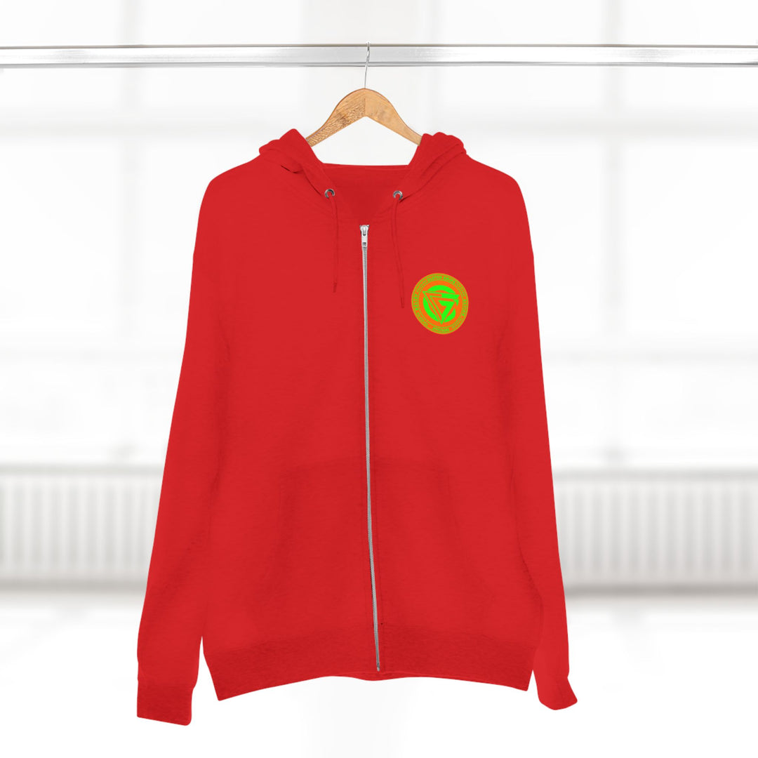 SPARTAN LIFT ORANGE GREEN  /STAY SAVAGE ZIP UP