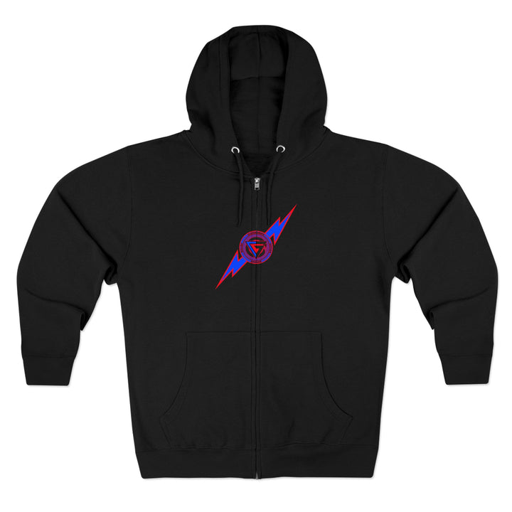 CG LION HEART RED WHITE BLUE /FIGHT FOR IT ZIP UP