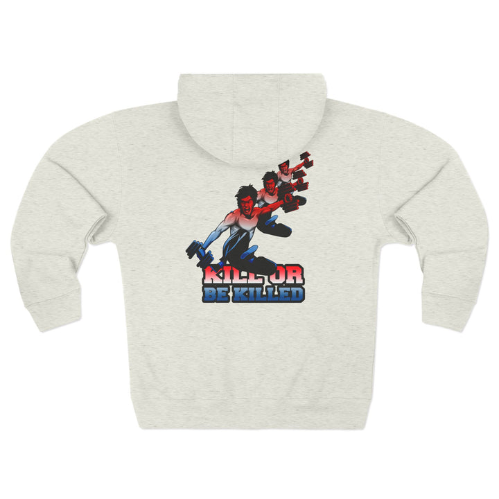CG LIFT KICK RED WHITE BLUE FADE/KILL OR BE KILLED ZIP UP