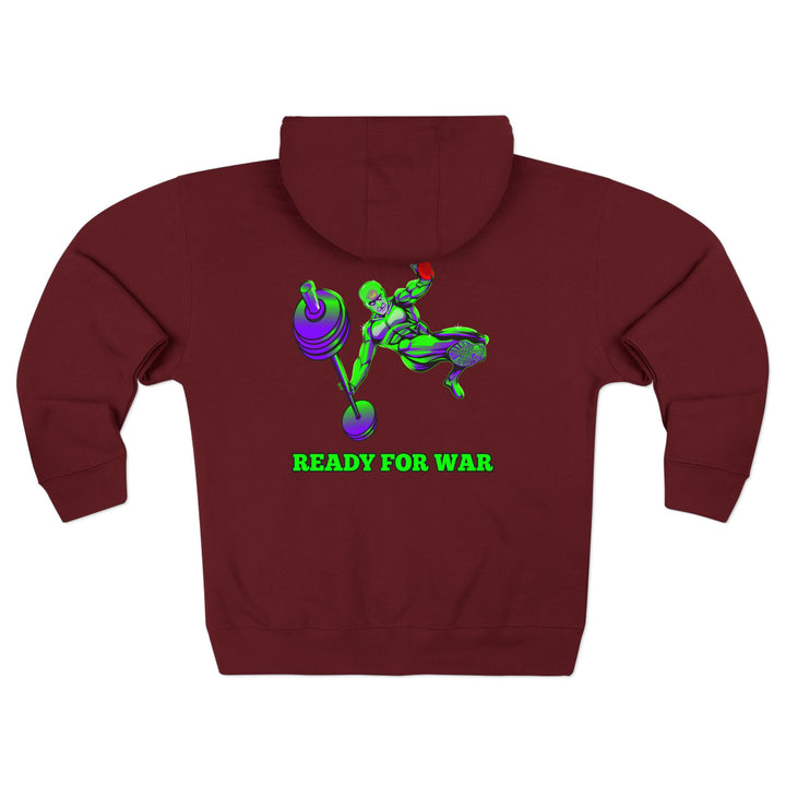 CG MAC JUMP PURPLE GREEN/READY FOR WAR ZIP UP