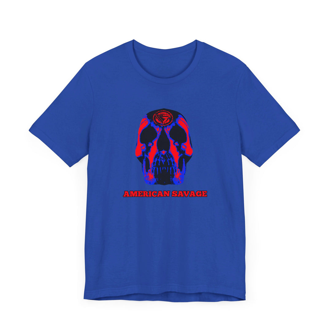 SKULLATOR RED BLUE /AMERICAN SAVAGE