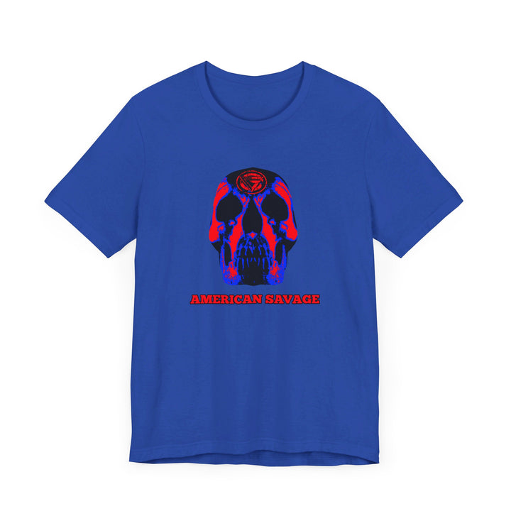 SKULLATOR RED BLUE /AMERICAN SAVAGE