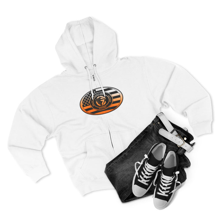 CG LIFT KICK ORANGE WHITE FADE/WELCOME TO THE JUNGLE ZIP UP