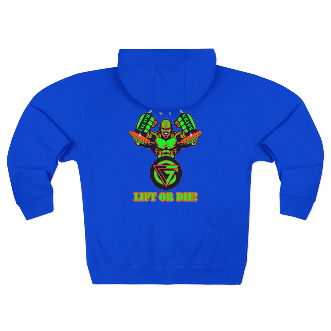 MAC SNAP GREEN ORANGE /LIFT OR DIE ZIP UP