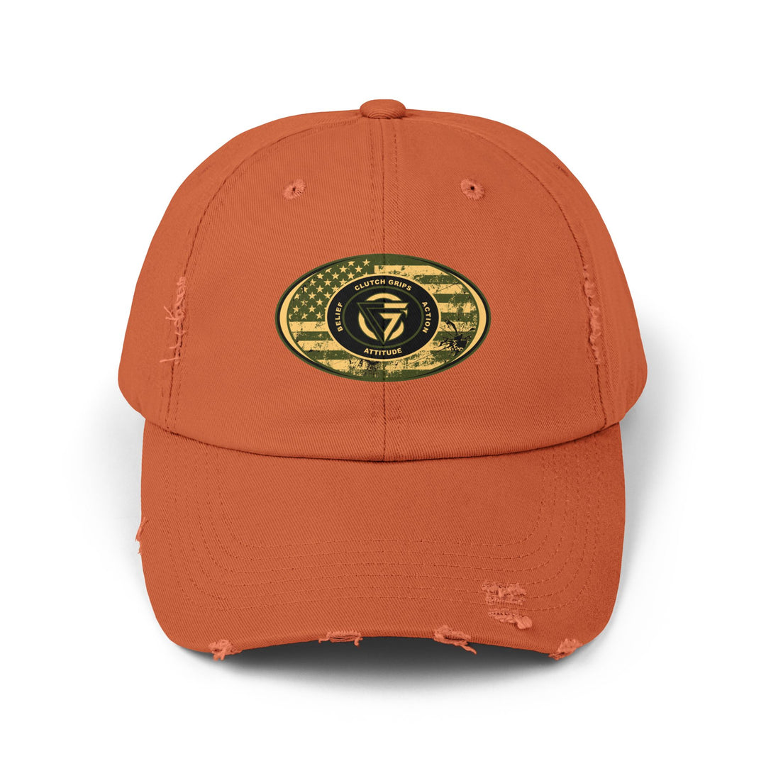 CG AFGHANISTAN DISTRESSED TRIBUTE FLAG OVAL CAP