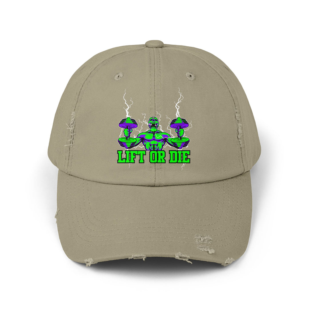 RIDE THE LIGHTNING HYPER PURPLE GREEN/LIFT OR DIE CAP