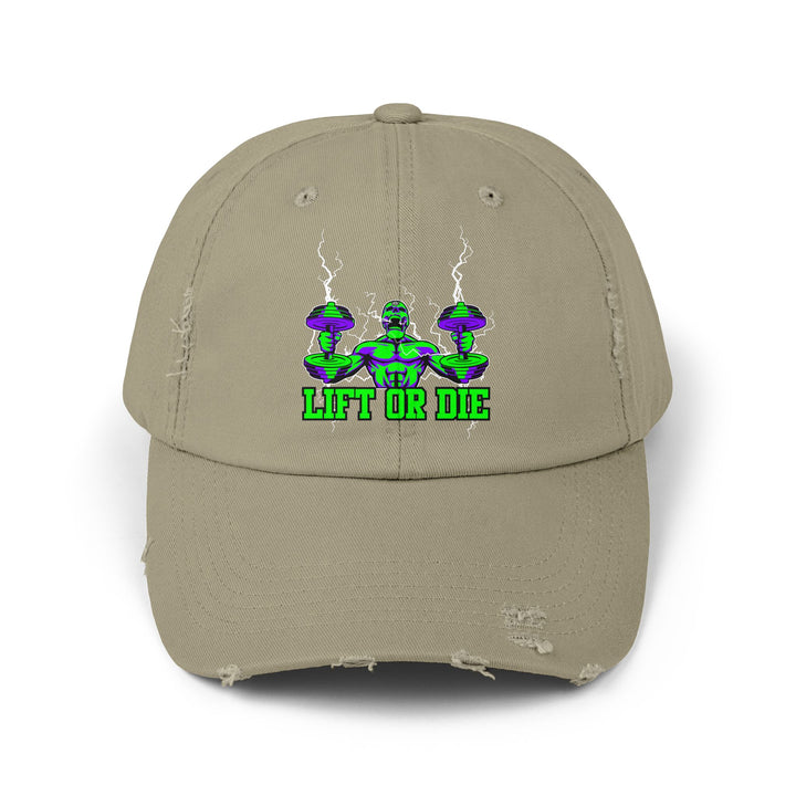 RIDE THE LIGHTNING HYPER PURPLE GREEN/LIFT OR DIE CAP