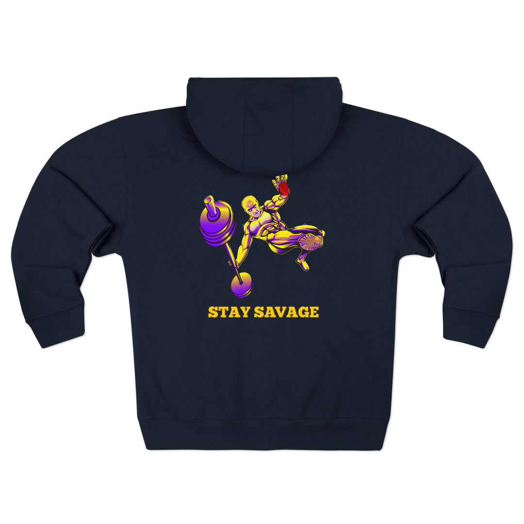 CG MAC JUMP PURPLE GOLD /STAY SAVAGE ZIP UP