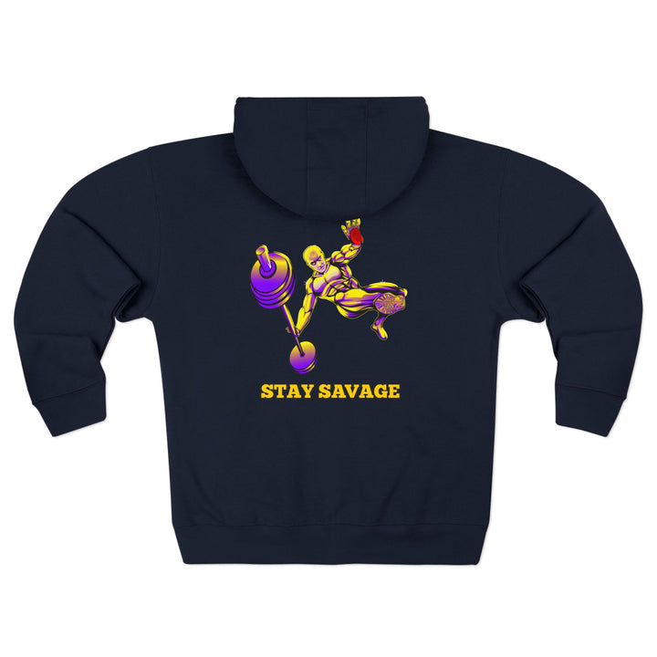 CG MAC JUMP PURPLE GOLD /STAY SAVAGE ZIP UP