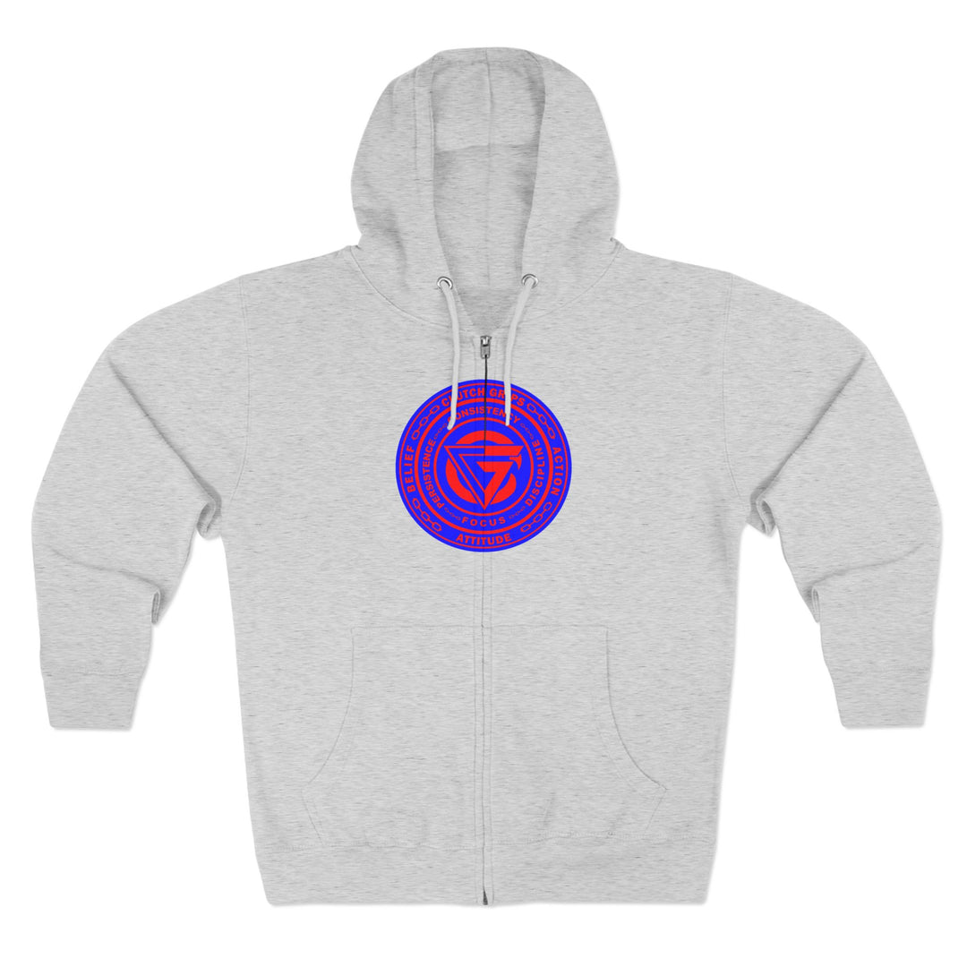 MAC DRAGON SNAP RED BLUE /LIFT OR DIE ZIP UP