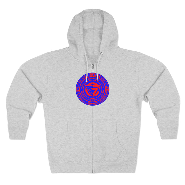 MAC DRAGON SNAP RED BLUE /LIFT OR DIE ZIP UP