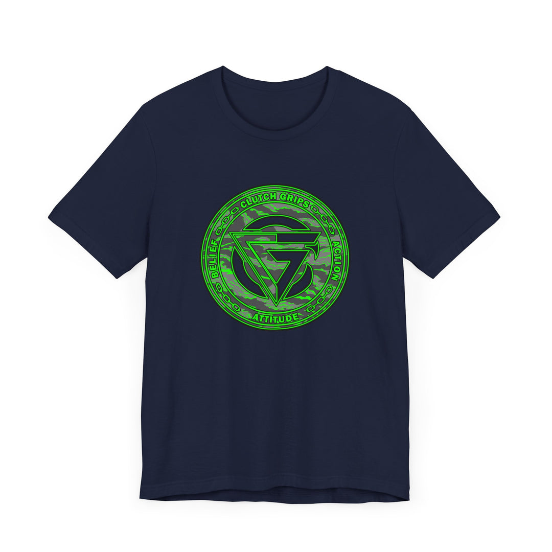 CG BASIC LOGO GREEN GREY CAMO