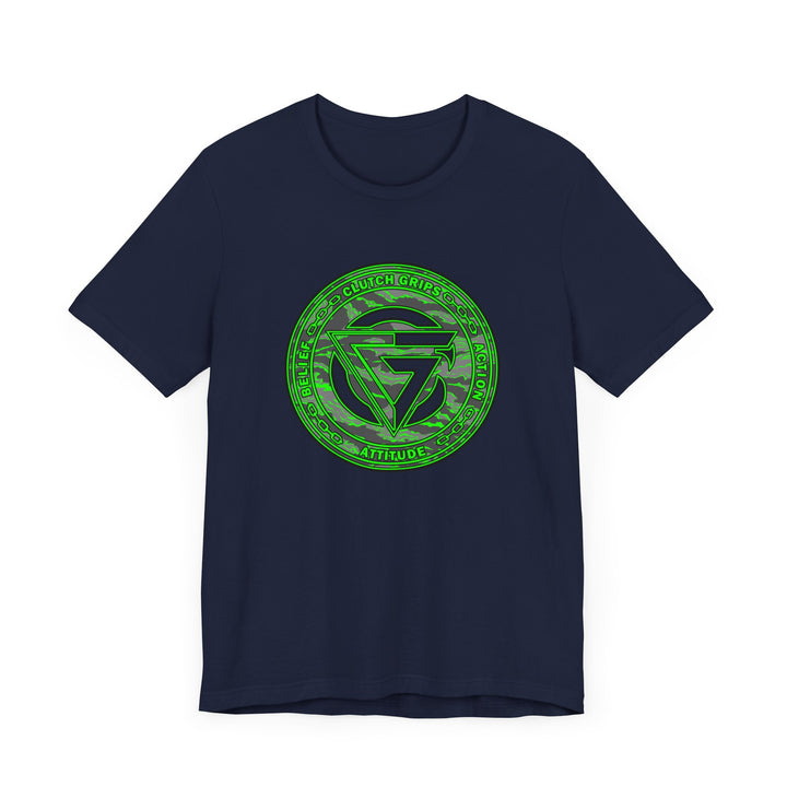 CG BASIC LOGO GREEN GREY CAMO