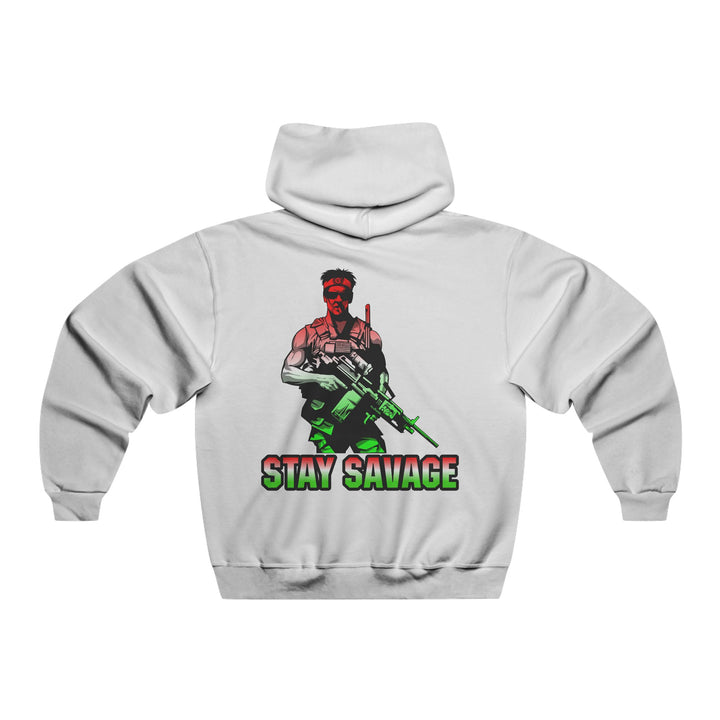 CG  NAVY SEAL TRIBUTE  RIP RED WHITE GREEN FADE  /STAY SAVAGE ZIP UP