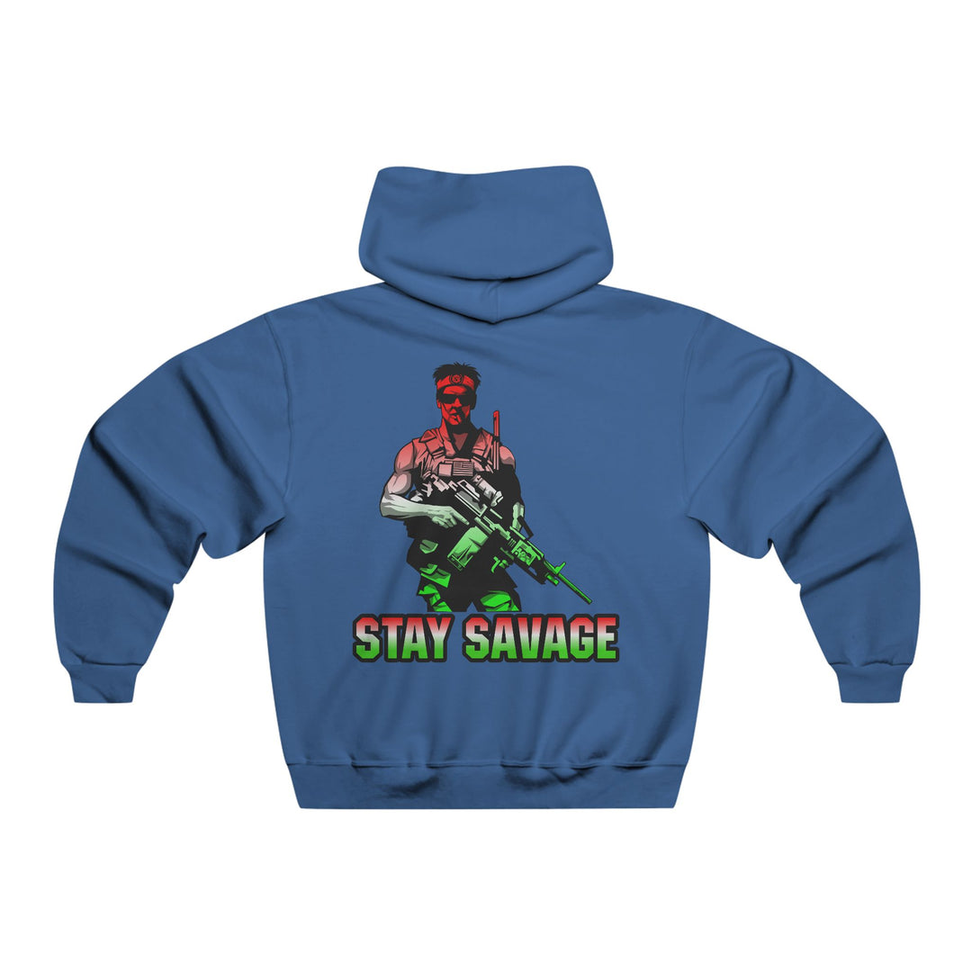 CG  NAVY SEAL TRIBUTE  RIP RED WHITE GREEN FADE  /STAY SAVAGE ZIP UP