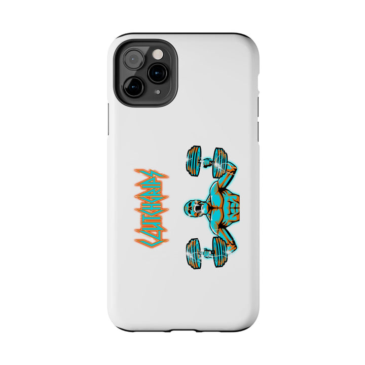 RIDE THE LIGHTNING MIAMI COLORS AQUA ORANGE PHONE CASE/CLUTCHGRIPS