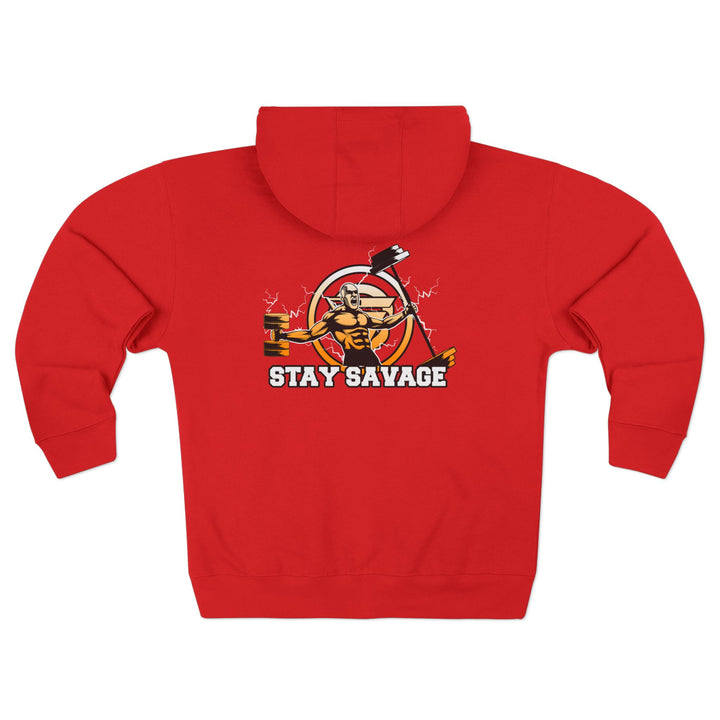 SPARTAN LIFT WHITE ORANGE FADE /STAY SAVAGE ZIP UP