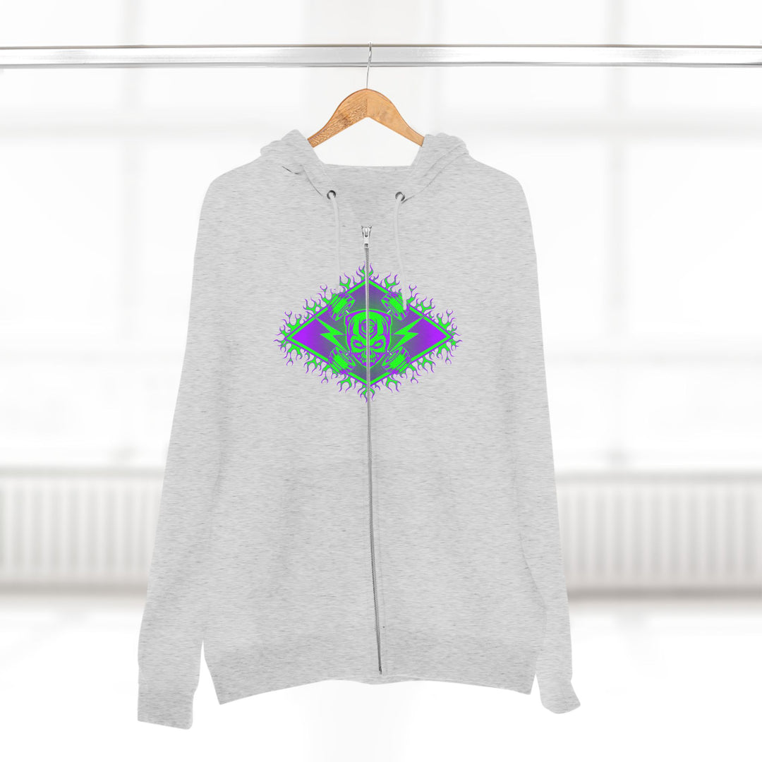 CG SERPENT SLAYER PURPLE GREEN /CONQUER ZIP UP
