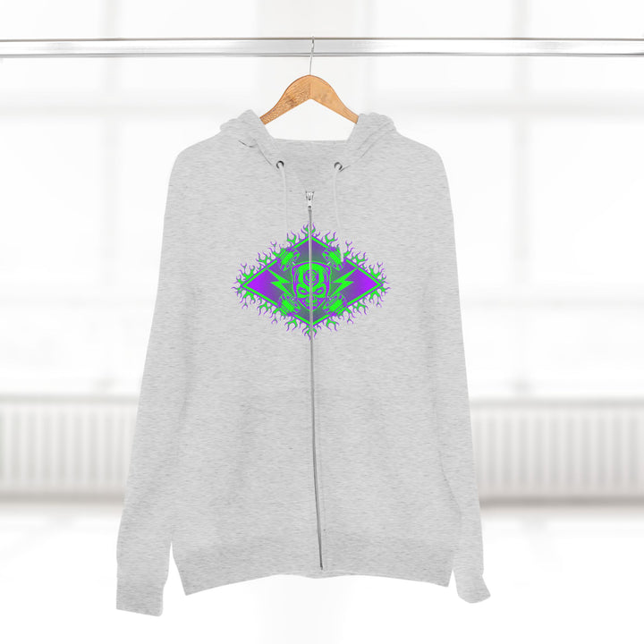 CG SERPENT SLAYER PURPLE GREEN /CONQUER ZIP UP