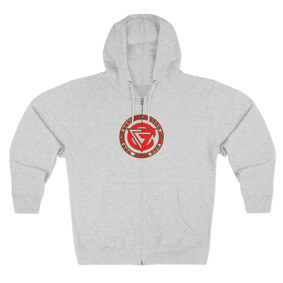 MAC VS SNAKE RED GREEN /LIFT OR DIE ZIP UP