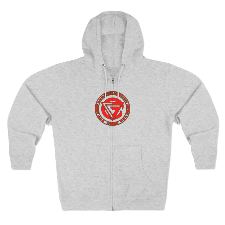 MAC VS SNAKE RED GREEN /LIFT OR DIE ZIP UP