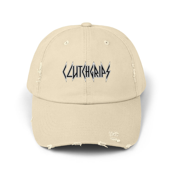CLUTCHGRIPS WHTE BLACK CAP