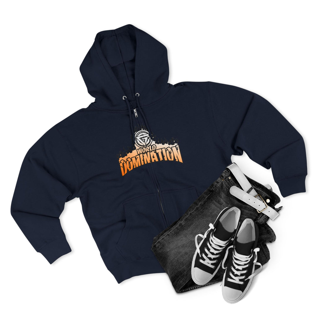 CG LIGHTNING KING ORANGE WHITE FADE/LIFT OR DIE ZIP UP