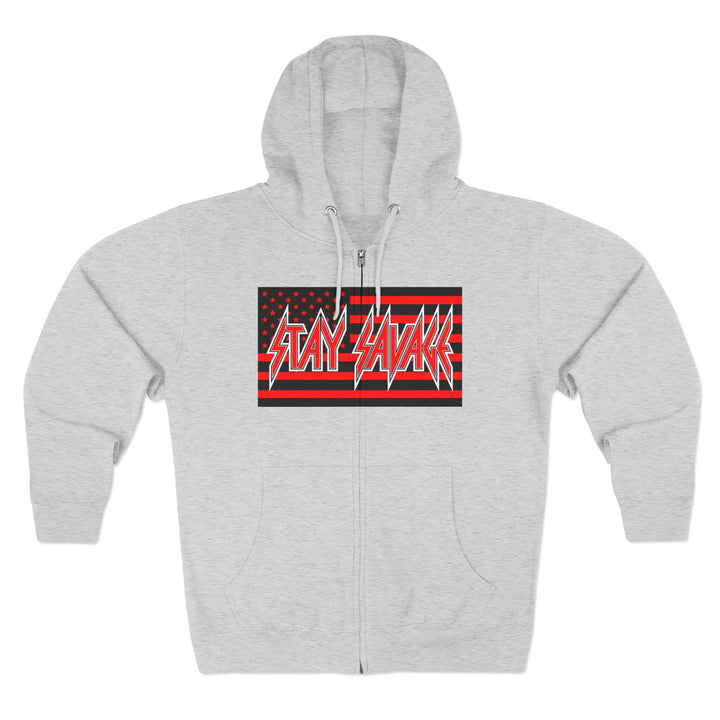 CG  NAVY SEAL TRIBUTE  RIP RED BLACK /DONT BE A BITCH ZIP UP